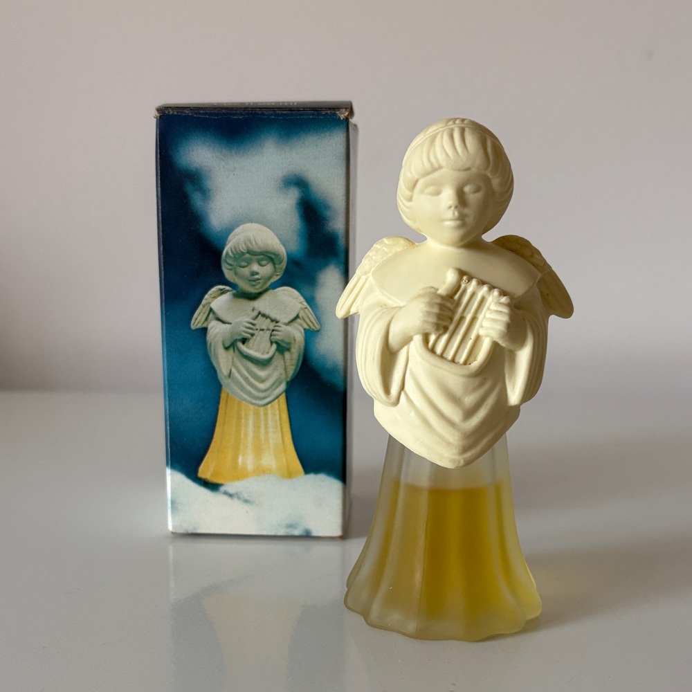 Vintage Avon Angel Song With Lyre "Here's My Heart" Fragrance Cologne - Picture 2 of 11
